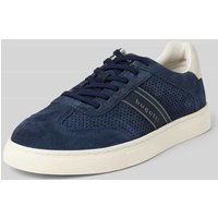 bugatti Ledersneaker mit Label-Badge Modell 'Fido' in Marine, Größe 40 bugatti Ledersneaker mit Label-Badge Modell 'Fido' in Marine, Größe 40 von Bugatti