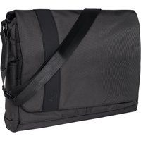 bugatti Herren Messenger Bag grau Mikrofaser/Nylon meliert von Bugatti