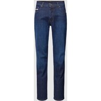 bugatti Modern Fit Jeans mit Stretch-Anteil in Dunkelblau, Größe 32/30 von Bugatti