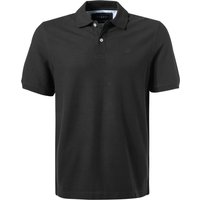 bugatti Herren Polo-Shirt schwarz Baumwoll-Piqué von Bugatti