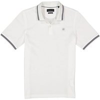 bugatti Herren Polo-Shirt weiß von Bugatti