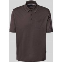 bugatti Poloshirt mit Brusttasche in Dunkelbraun, Größe M bugatti Poloshirt mit Brusttasche in Dunkelbraun, Größe M von Bugatti