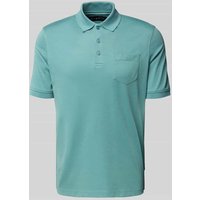 bugatti Poloshirt mit Brusttasche in Mint, Größe XXL von Bugatti