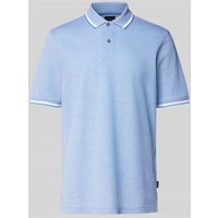 bugatti Poloshirt mit Label-Detail in Hellblau, Größe XXL bugatti Poloshirt mit Label-Detail in Hellblau, Größe XXL von Bugatti