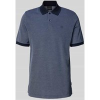 bugatti Poloshirt mit Label-Stitching in Marine, Größe XXL bugatti Poloshirt mit Label-Stitching in Marine, Größe XXL von Bugatti