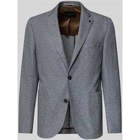 bugatti Regular Fit 2-Knopf-Sakko mit Reverskragen in Hellblau, Größe 28 von Bugatti
