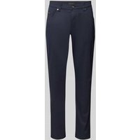 bugatti Regular Fit Hose mit Eingrifftaschen Modell 'CORDOBA' in Marine, Größe 32/32 von Bugatti