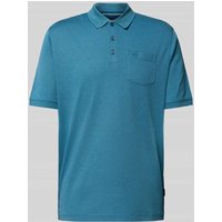 bugatti Regular Fit Poloshirt mit Brusttasche in Petrol, Größe XL von Bugatti