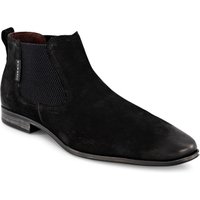 bugatti Herren Chelsea Boots schwarz Velours von Bugatti