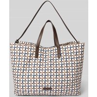 bugatti Shopper mit Label-Patch Modell 'Finn' in Offwhite, Größe 1 von Bugatti