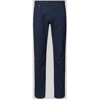 bugatti Stoffhose im 5-Pocket-Design Modell 'CORDOBA' in Blau Melange, Größe 40/32 von Bugatti