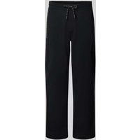 bugatti Sweatpants mit elastischem Bund in Black, Größe M von Bugatti