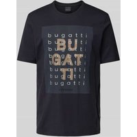 bugatti T-Shirt mit Label-Print in Marine, Größe XXXL bugatti T-Shirt mit Label-Print in Marine, Größe XXXL von Bugatti