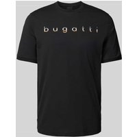 bugatti T-Shirt mit Logo-Print in Black, Größe XL von Bugatti