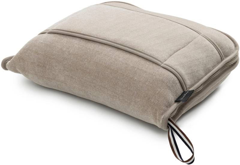 bugatti Wohndecke "bugatti Reisedecke Doppio Soft" 2-in-1: Reisedecke & Kissen in einem von Bugatti