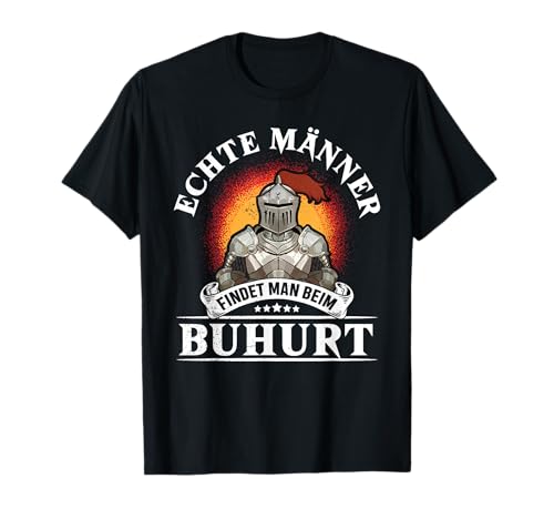 Buhurt echte Männer Mittelalter Ritterspiel T-Shirt Buhurt echte Männer Mittelalter Ritterspiel T-Shirt von Buhurt Ritterturnier Designs