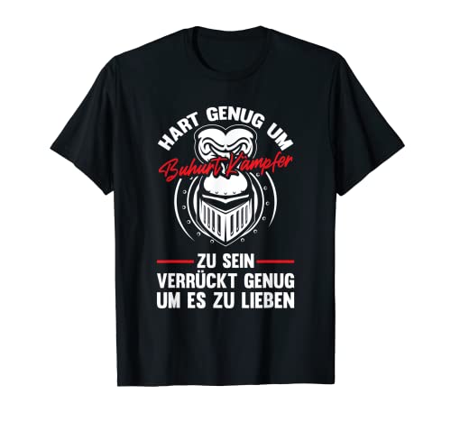 Herren Buhurt Kämpfer Spruch Mittelalter Ritterspiel T-Shirt Herren Buhurt Kämpfer Spruch Mittelalter Ritterspiel T-Shirt von Buhurt Ritterturnier Designs