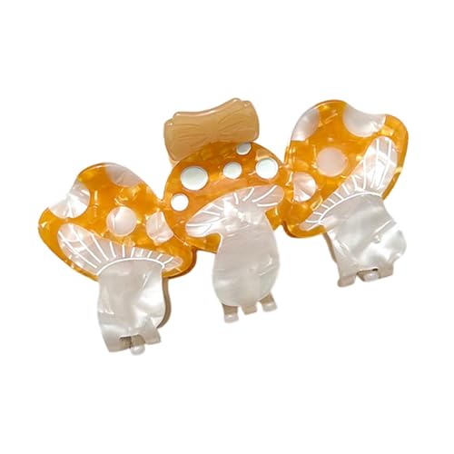 Buhygn Niedliche Pilz-Klauen-Clips, modische Haarklammern, stilvolle Haarklammern, rutschfeste Haarspangen, modisches Haar-Accessoire für Damen und Mädchen von Buhygn