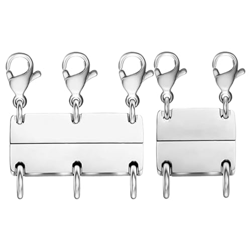 Halskettenschichtverschluss, Schmuckanschlussabscheider, Magnetische Halskette, Die Verschluss, Flexibilität Steigern, Ihr Stil, Gold/Silber Für Männer, Frauen Und Handwerksprojekte Verbessert von Buhygn