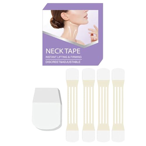 Neck Lift Tape, Neck Tightening Strips, Natural Lifting Bands, with High Elasticity & Gentle Grip, Easy to Apply, 20g, for Women Men, Morning Routine, Everyday Use von Buhygn