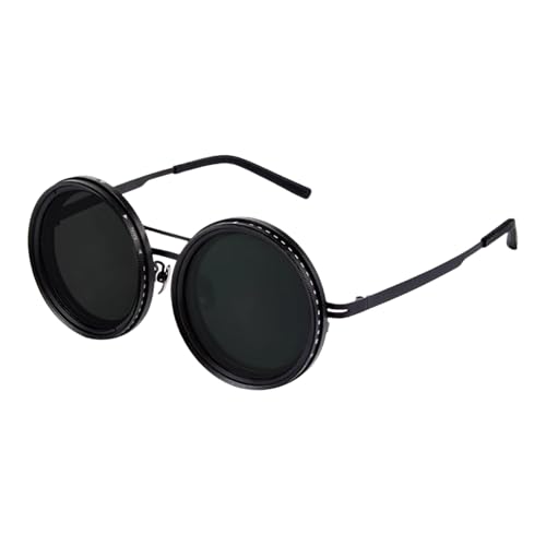 Buhyujkm Polarized Glasses, Tint, Round Eyewear, Engineered with Stepless Adjustable Tint and Advanced That Minimizes Glare and Enhances Visual Accessory for Everyday Outdoor Wear. Buhyujkm Polarized Glasses, Tint, Round Eyewear, Engineered with Stepless Adjustable Tint and Advanced That Minimizes Glare and Enhances Visual Accessory for Everyday Outdoor Wear. von Buhyujkm
