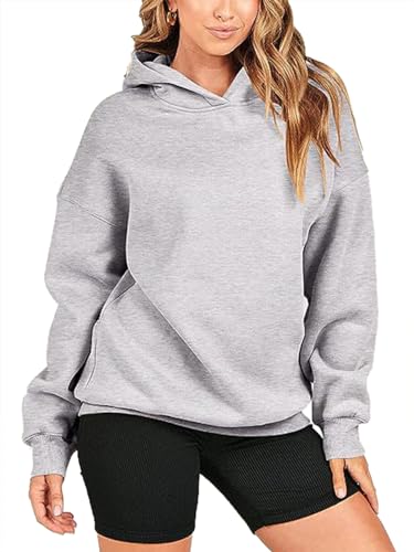 Buicare Damen Kapuzenpullover Winter Hoodies Fleece Pullover Langarm Sweatshirt mit Kapuze Casual Sportpulli Warme Oberteile (M) von Buicare