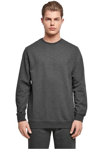 Build Your Brand Basic Crewneck Charcoal 5XL von Build Your Brand