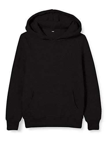 Build Your Brand Herren Basic Kids Hoody Hooded Sweatshirt, schwarz, 134/140 von Build Your Brand