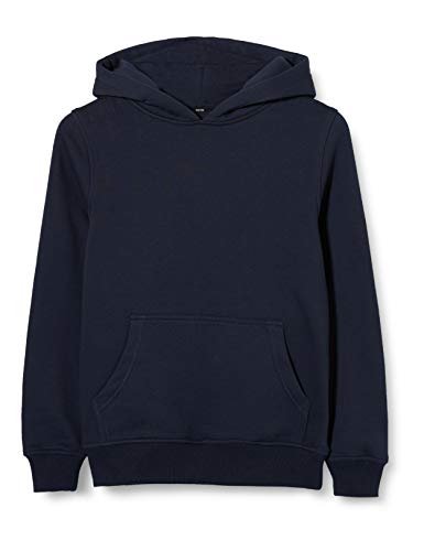 Build Your Brand Boys Basic Kids Hoody Hooded Sweatshirt, Marineblau, 146/152 von Build Your Brand