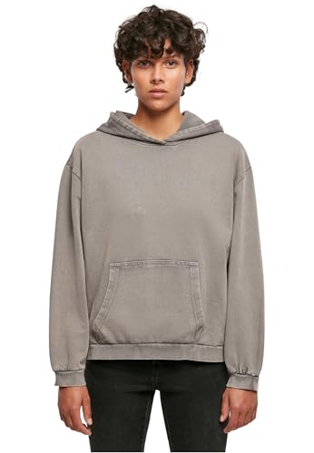 Build Your Brand Damen BY194-Ladies Acid Washed Oversize Hoody Kapuzenpullover, Asphalt, 3XL von Build Your Brand