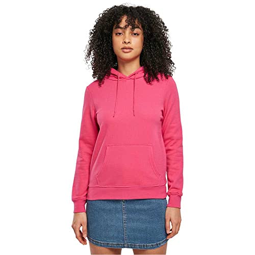 Build Your Brand Damen Ladies Basic Hoody Kapuzenpullover, Hibiskus pink, 5XL von Build Your Brand