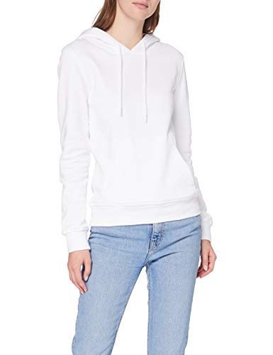 Build Your Brand Damen Ladies Organic Hoody Kapuzenpullover, Duskrose, S von Build Your Brand