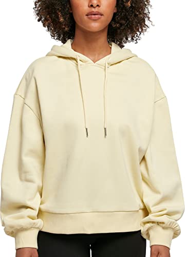 Build Your Brand Damen Ladies Organic Oversized Hoody Kapuzenpullover, Softyellow, 4XL von Build Your Brand