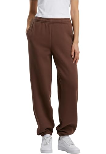Build Your Brand Women's BY291-Ladies Fluffy Sweatpants, Chocolatebrown, L von Build Your Brand