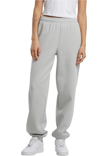 Build Your Brand Women's BY291-Ladies Fluffy Sweatpants, Lightasphalt, XS von Build Your Brand