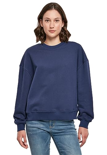 Build Your Brand Damen Sweatshirt Ladies Oversized Crewneck lightnavy XL von Build Your Brand