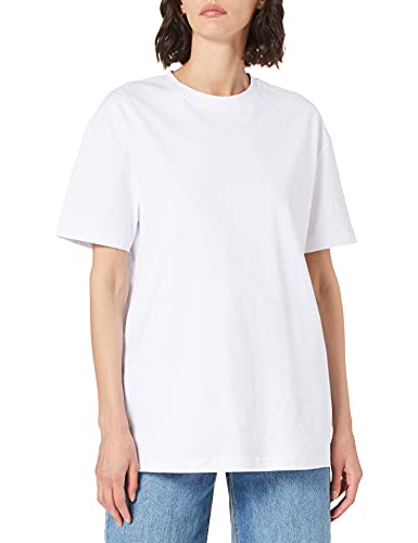 Build Your Brand Damen T-shirt dames oversized boyfriend T-shirt T Shirt, Weiß, XL EU von Build Your Brand