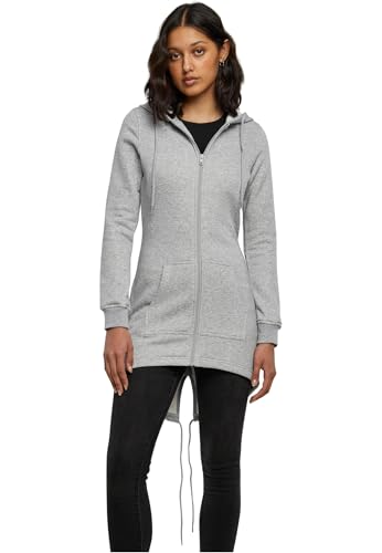 Build Your Brand Zip-Hoody Ladies Sweat Parka Heather Grey M von Build Your Brand
