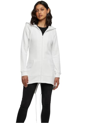 Build Your Brand Zip-Hoody Ladies Sweat Parka White XS von Build Your Brand