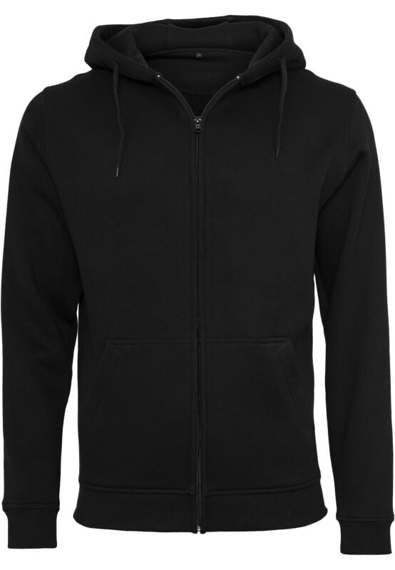 Build Your Brand Heavy Zip Hoody Kapuzenjacke schwarz in XXL von Build Your Brand