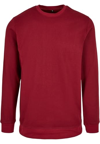 Build Your Brand Basic Crewneck Burgundy XL von Build Your Brand