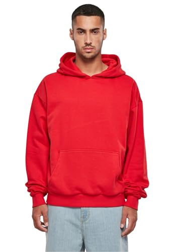 Build Your Brand Herren BY162-Ultra Heavy Cotton Box Hoody Kapuzenpullover, cityred, M von Build Your Brand