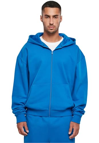 Build Your Brand Herren Jacke Ultra Heavy Zip Hoody Cobalt Blue XL von Build Your Brand