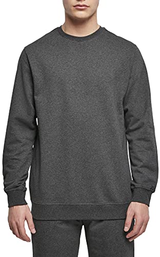 Build Your Brand Herren BB003-Basic Crewneck Sweatshirt, Charcoal, 5XL von Build Your Brand