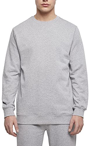 Build Your Brand Herren BB003-Basic Crewneck Sweatshirt, Heather Grey, 5XL von Build Your Brand