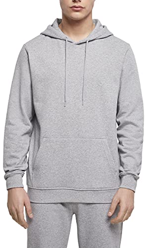 Build Your Brand Herren BB001-Basic Hoody Kapuzenpullover, Heather Grey, 5XL von Build Your Brand