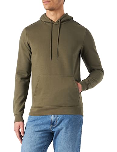 Build Your Brand Herren BB001-Basic Hoody Kapuzenpullover, Olive, XS von Build Your Brand