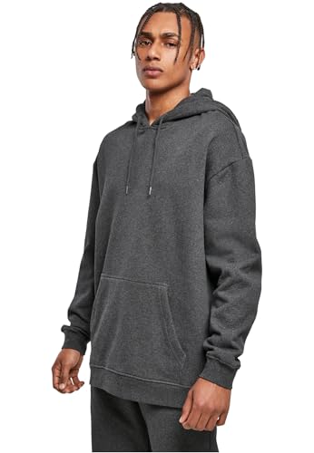 Build Your Brand Herren BB006-Basic Oversize Hoody Kapuzenpullover, Charcoal, 4XL von Build Your Brand