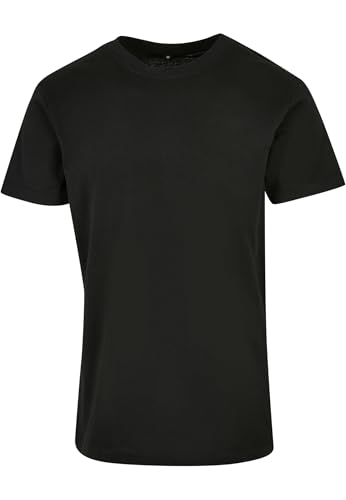 Build Your Brand Herren Basic Round Neck T-Shirt, Black, 5XL von Build Your Brand