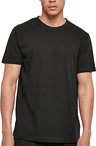 Build Your Brand Herren BB010-Basic Round Neck T-Shirt, Black, L von Build Your Brand